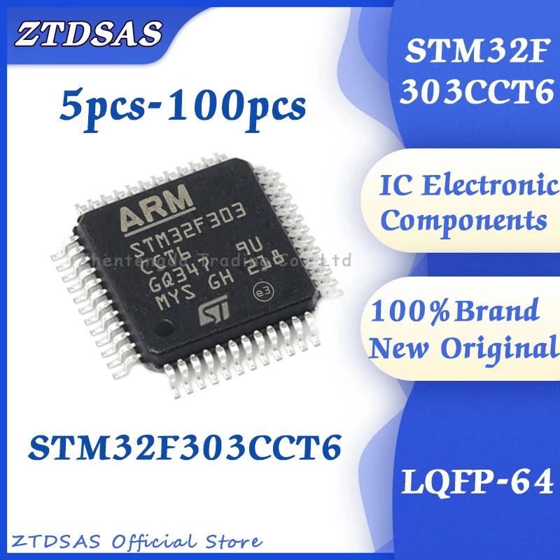 5-100PCS STM32F303CCT6 STM32F303CC STM32F303C STM32F303 STM32F CCT6 STM STM32 IC MCU Chip 48-LQFP